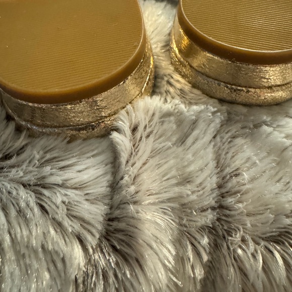 Easy Smile Gold Metal Chain Flat Mules - Picture 4 of 5